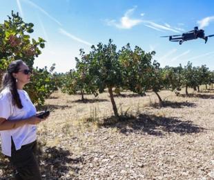 Raquel Martínez Peña, uso de drones para conocer el estado de los árboles. CIAG